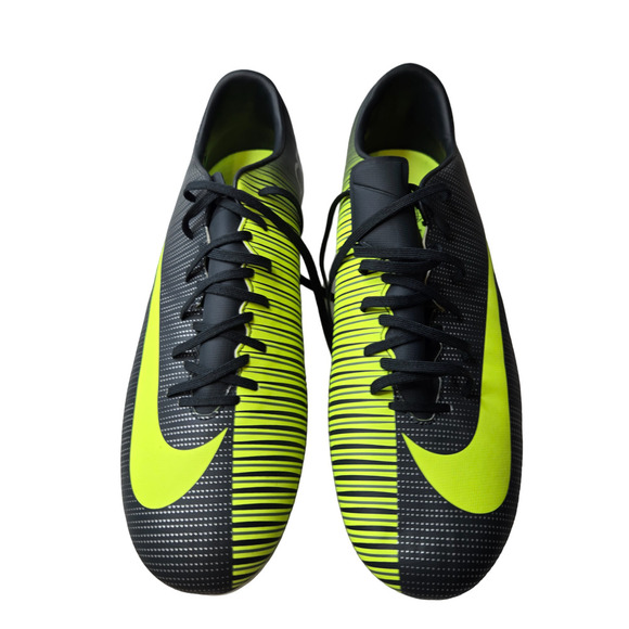 Nike Mercurial Victory VI CR7 FG Soccer Black/Green 852528-376 Men's Cleats 13 - Picture 3 of 7